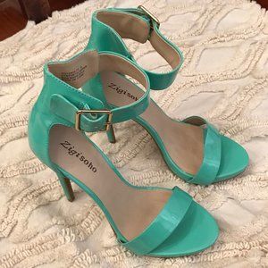 FINAL OFFER Zigi Soho Teal Tiffany Blue High Heels